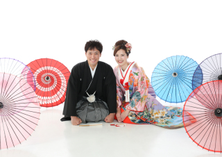 和装のウェディングフォト