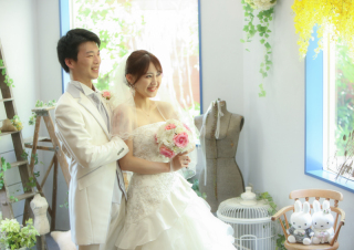 和洋装2着のウェディングフォト♪