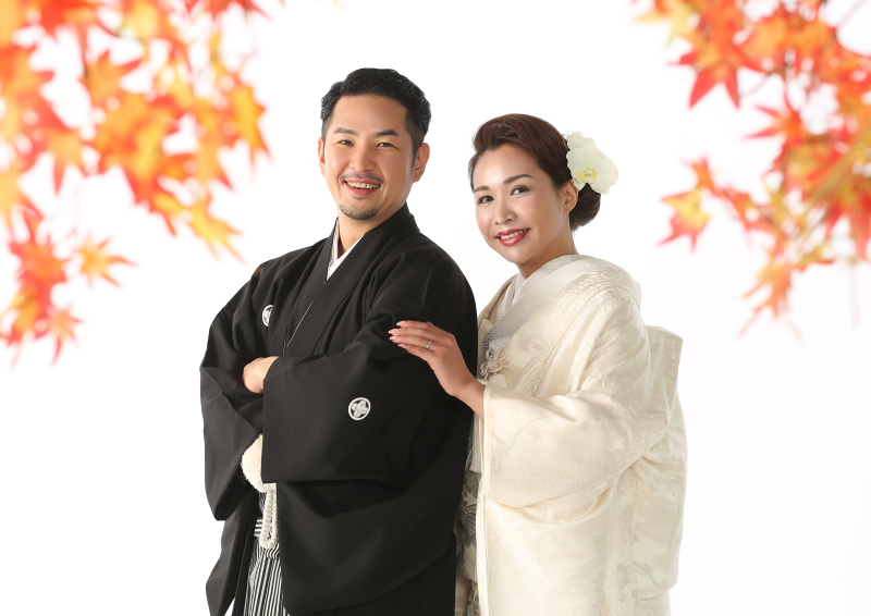 紅葉で季節感を!