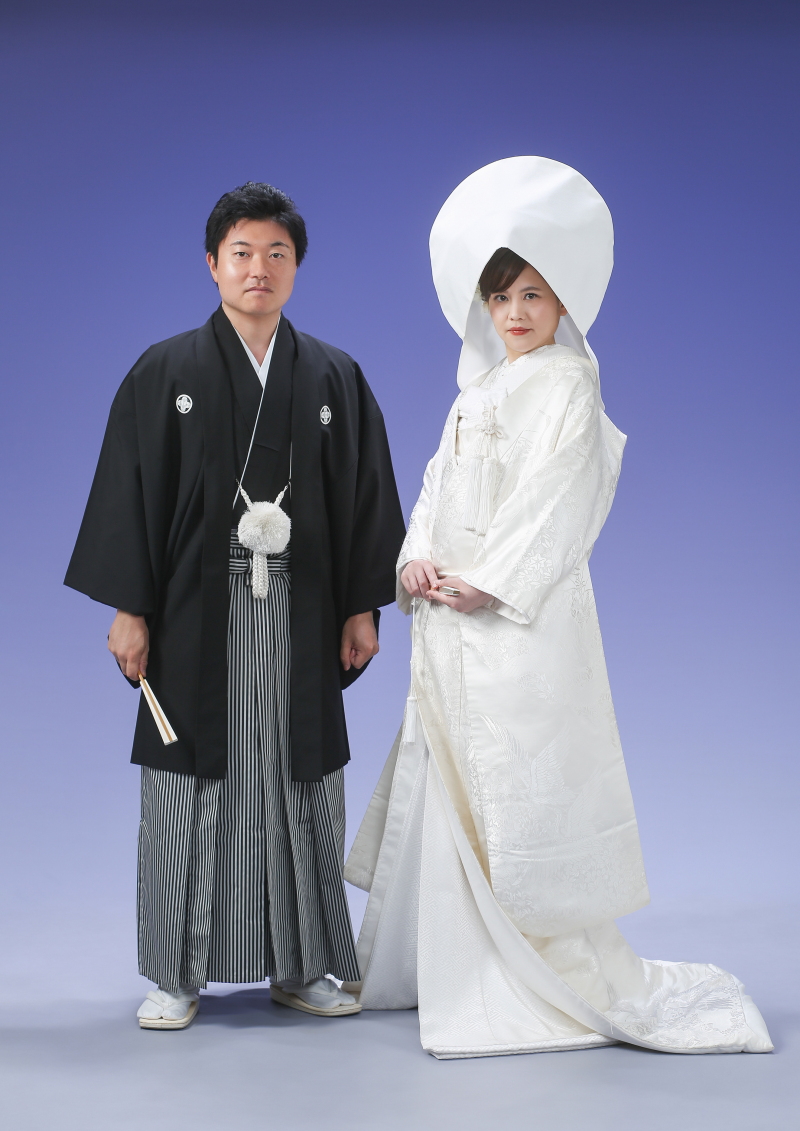 白無垢×綿帽子