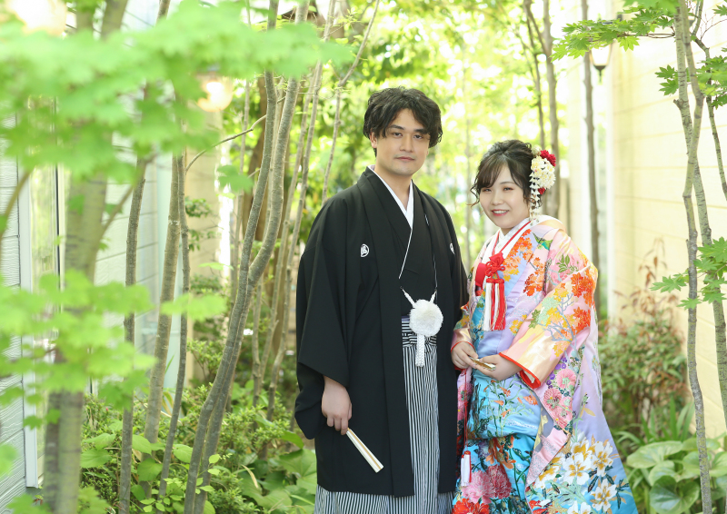 お外で明るい写真に!