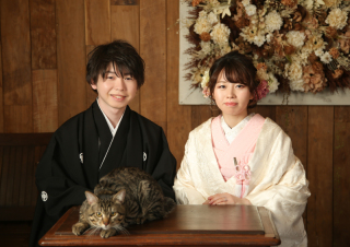 ペットとの撮影