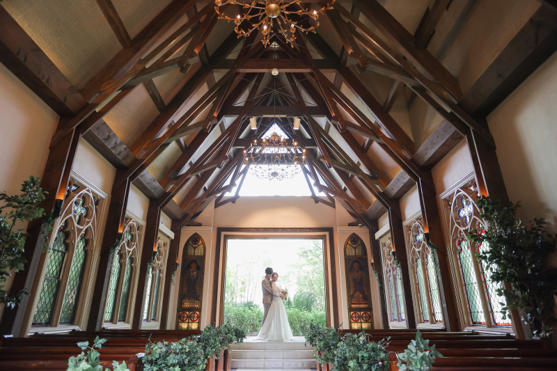 【洋装2点】結婚式場&スタジオ撮影 データ200カット(2Days)プラン