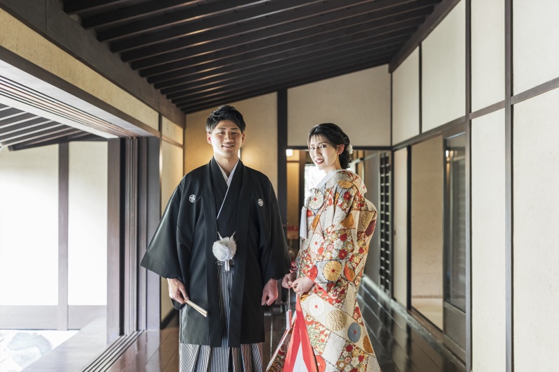 【和装1着/丈山苑ロケフォト×データ80cut】和庭園で本格和装フォト!和建築の館内での撮影も出来るロケフォトプラン