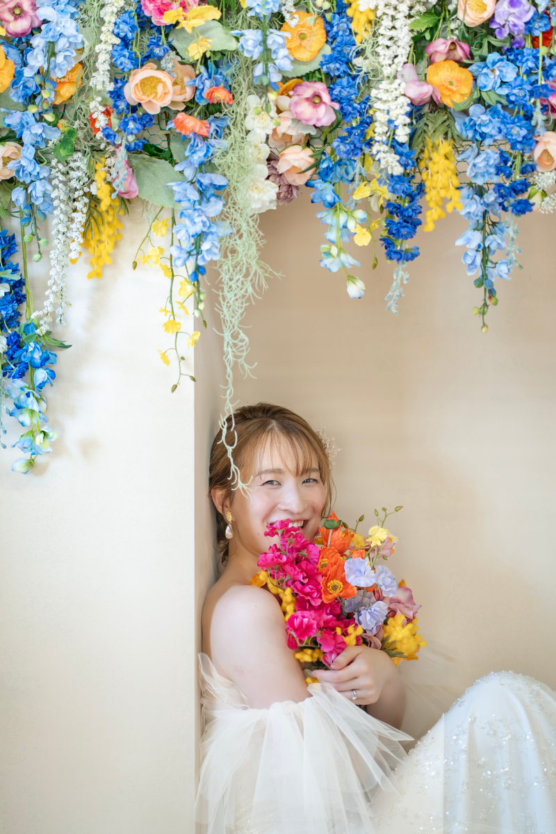 【ソロウエディング】ドレス1点、ヘアメイク、写真3カットアルバム付き