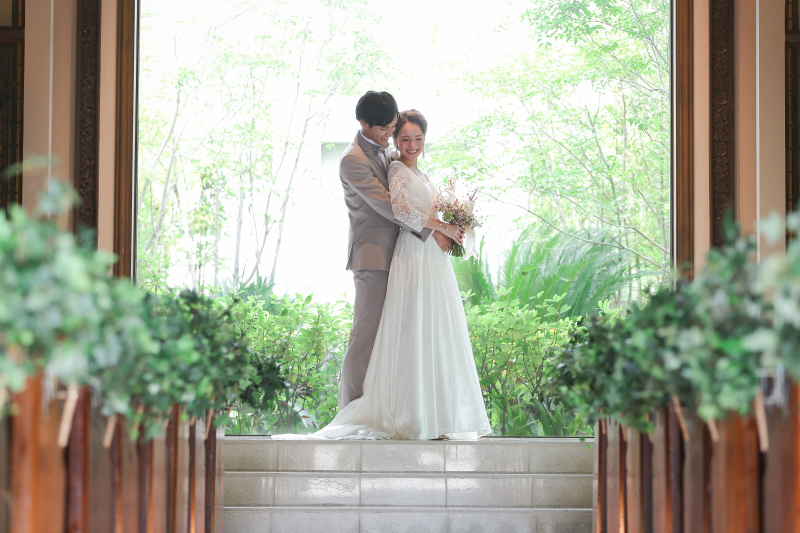 【洋装2点】結婚式場&スタジオ撮影 データ200カット(2Days)プラン