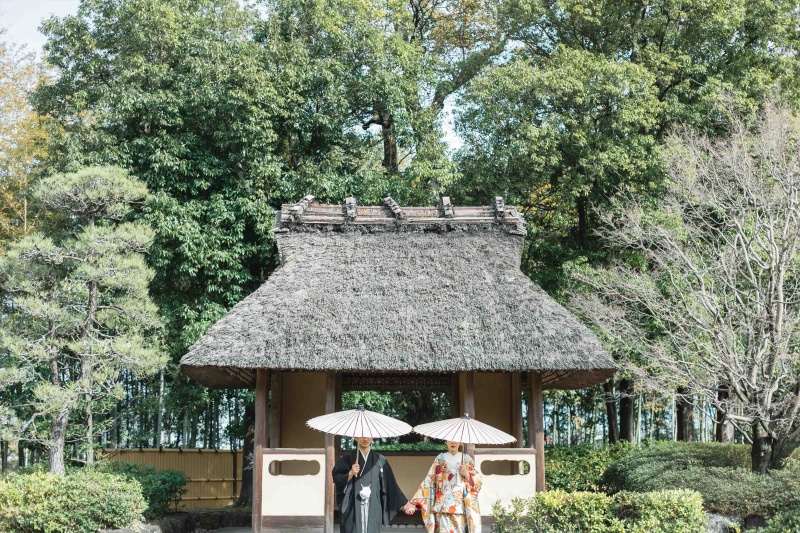 【和装1着/丈山苑ロケフォト×データ80cut】和庭園で本格和装フォト!和建築の館内での撮影も出来るロケフォトプラン