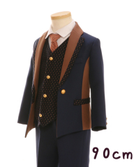 男の子タキシード　90cm 紺
