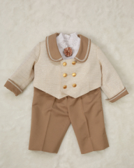 男の子 70cm ベージュ