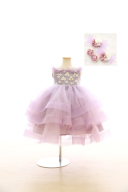 女の子　90cmパープル