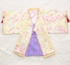 ワンタッチ和装　女の子80cm　クリーム