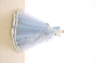 女の子　120cm 水色