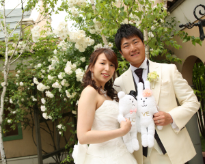 二人の想い出のアイテムと一緒に・・・