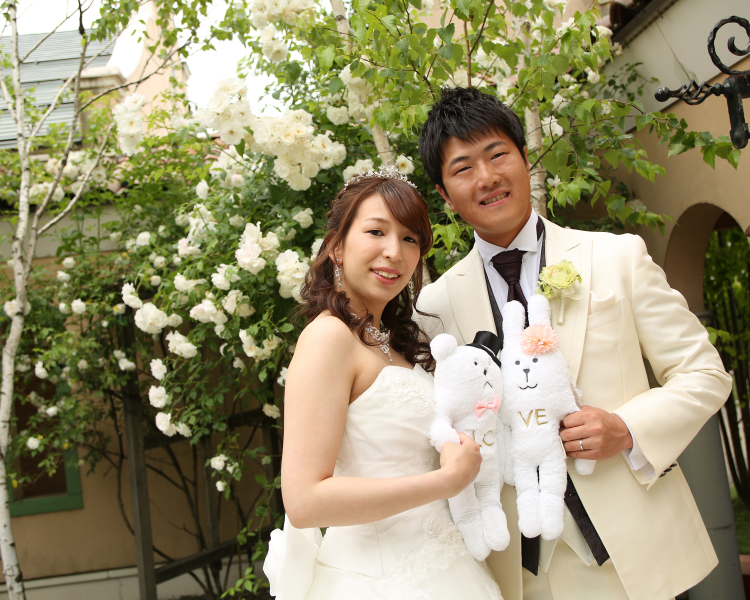 二人の想い出のアイテムと一緒に・・・