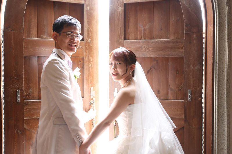 ウエディングドレス撮影