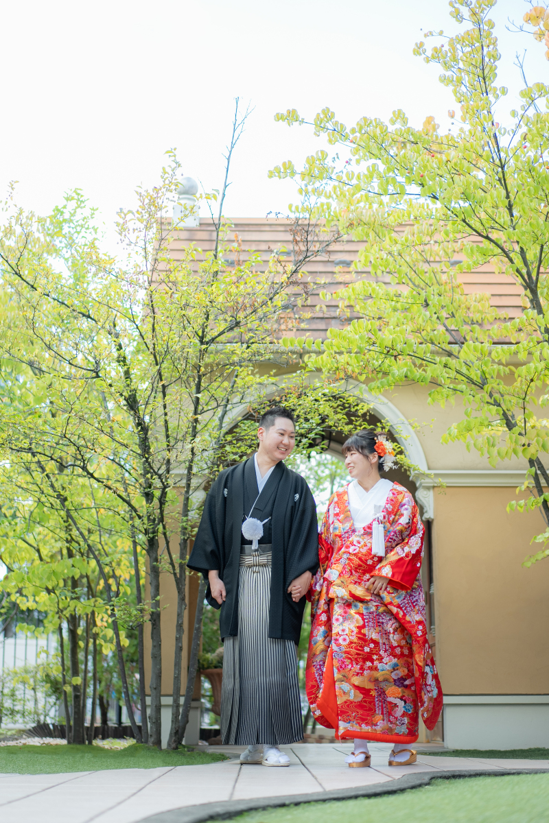 お散歩ショットの撮影です