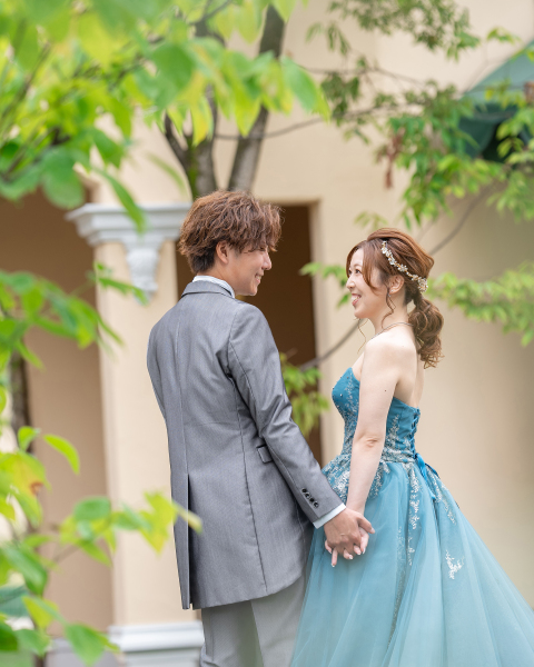 カラードレス+ガーデン撮影