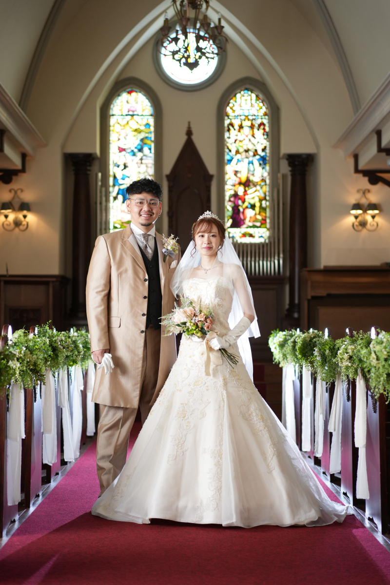 ウエディングドレス×タキシード