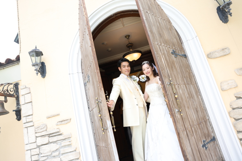 ウエディングドレス撮影／ガーデン