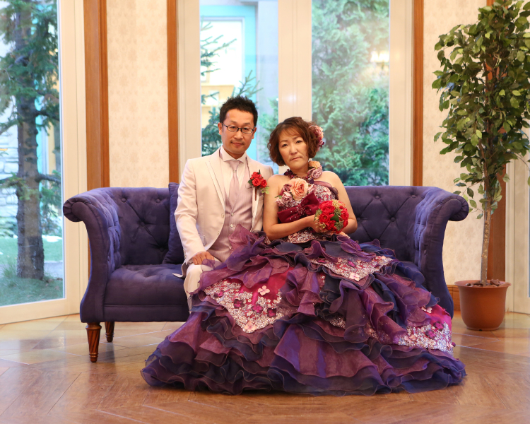 ぴったりと寄り添って♪