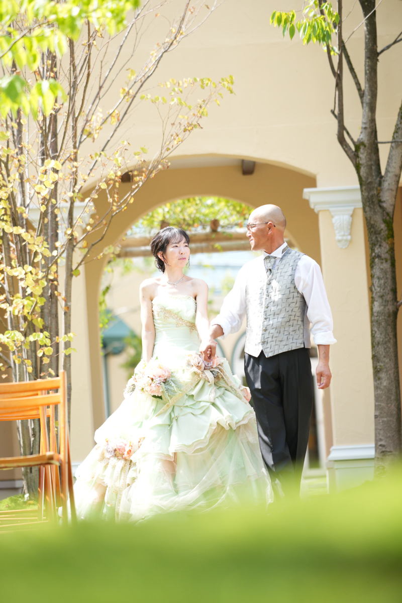 カラードレス×タキシード