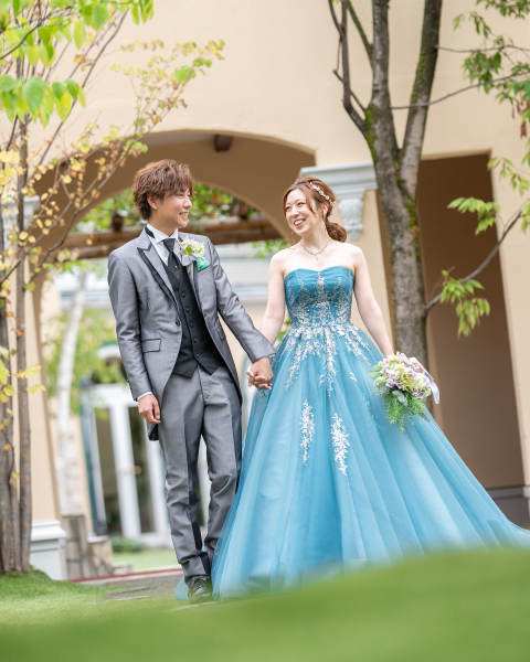 カラードレス×タキシード