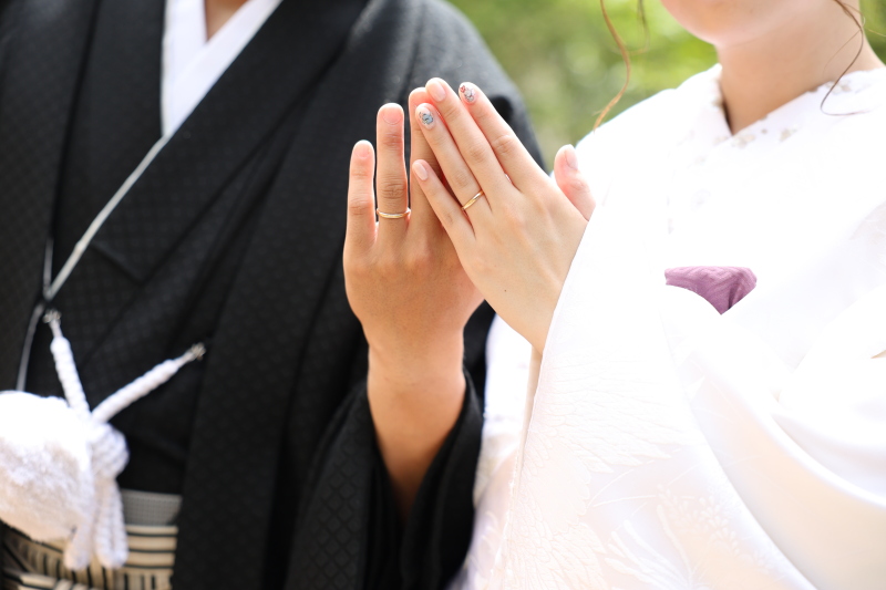 和装撮影／ガーデンロケーション　その2