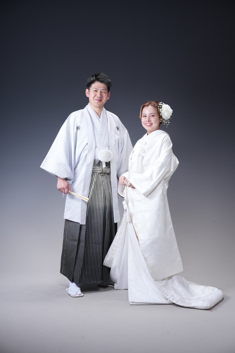 白無垢×スタジオ撮影