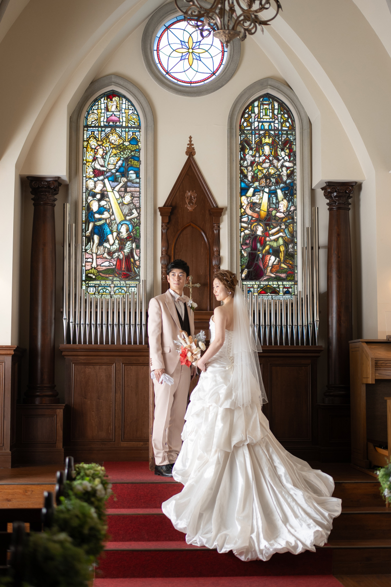 ウエディングドレス撮影