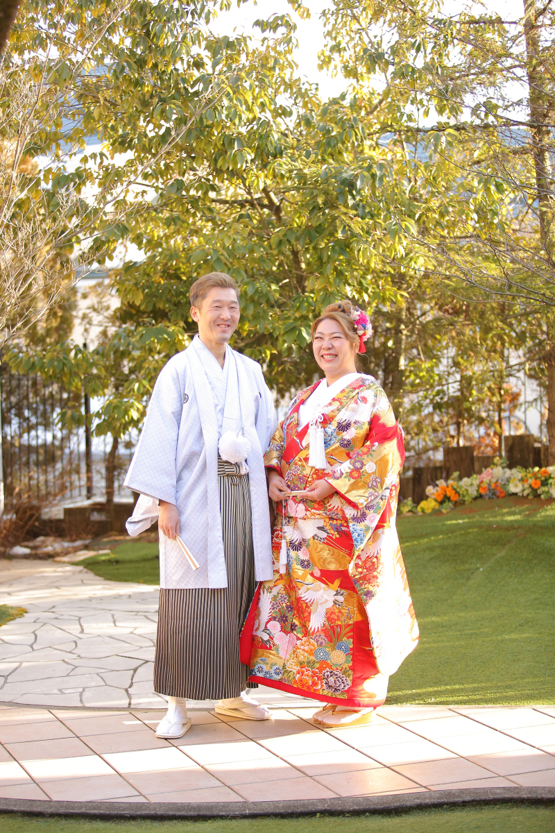 和装全身のお写真です