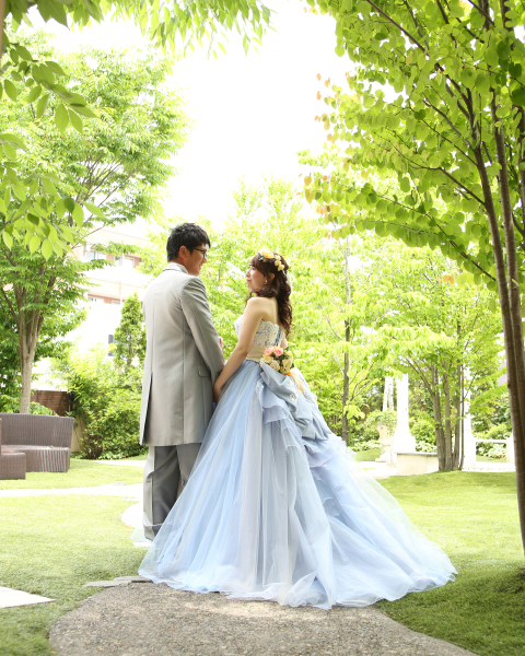 お2人の後姿にうっとり・・・♪