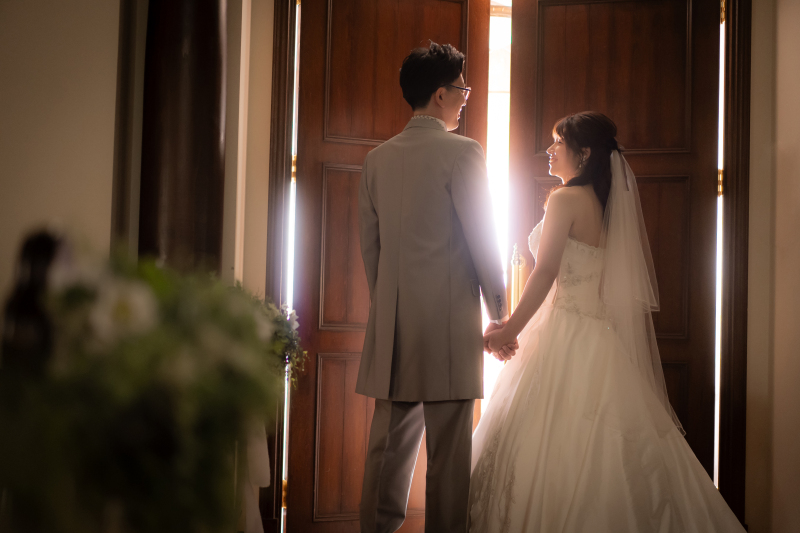 ウエディングドレス×タキシード