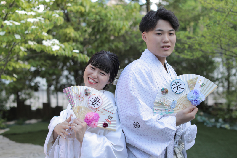 白無垢×紋付袴