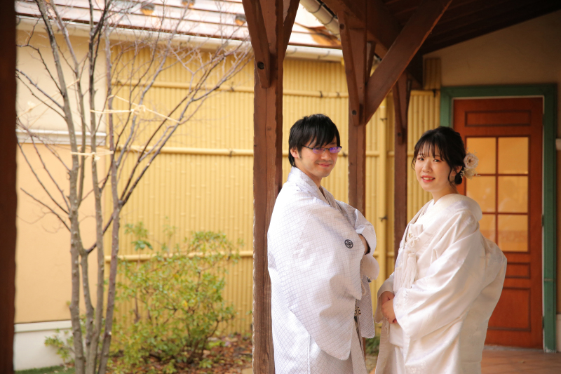 白無垢×紋付袴