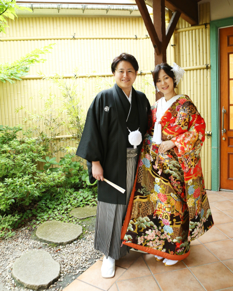 和装はまずはかっちりと♪