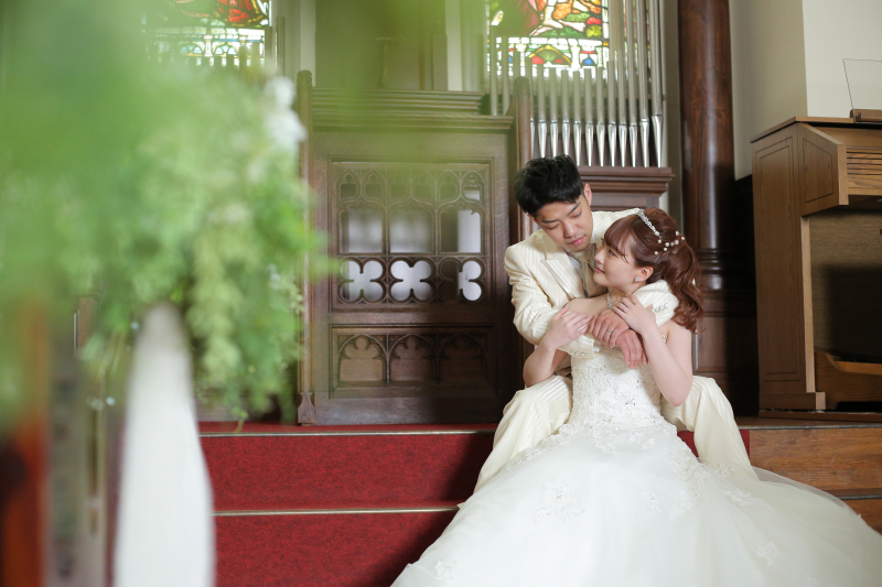 チャペルの祭壇で