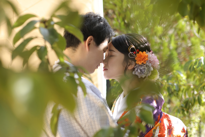 色打掛×紋付袴