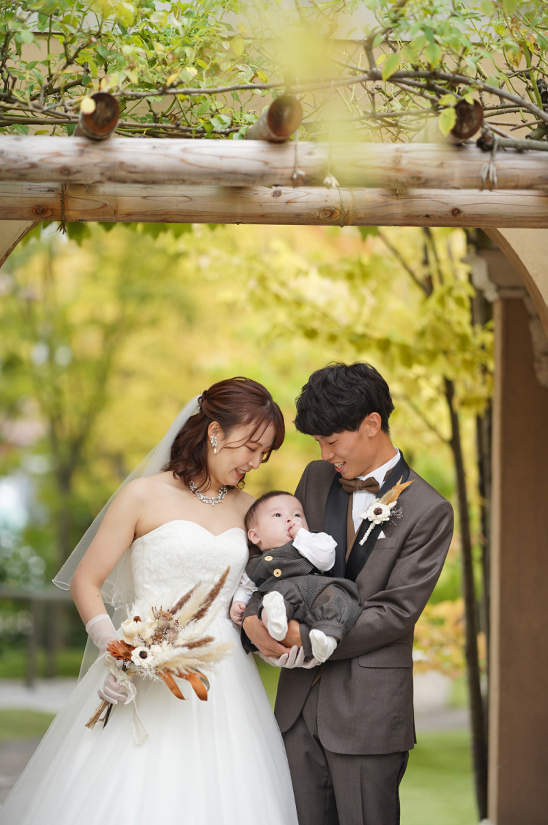 ウエディングドレス×タキシード