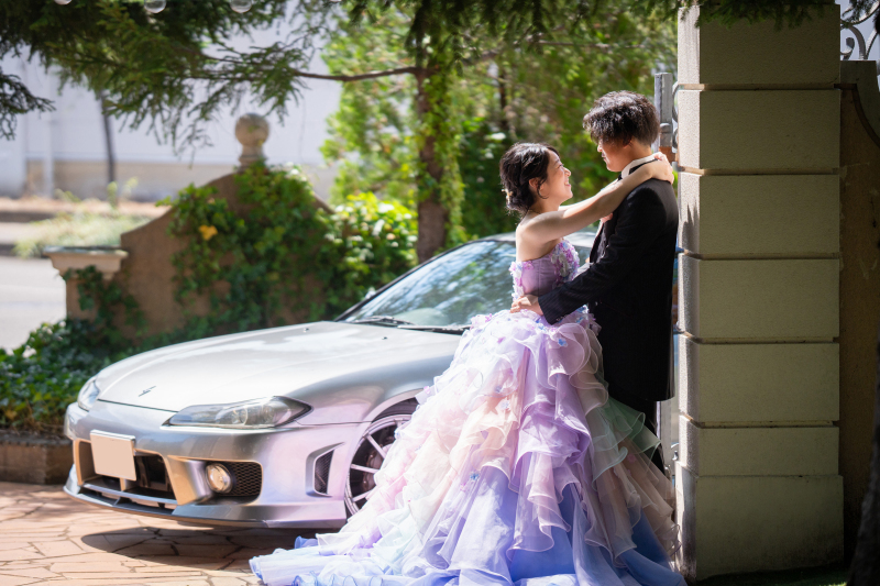 カラードレス×タキシード