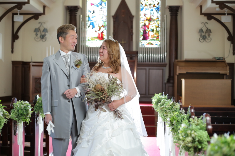 おふたりでもチャペルで撮影しました