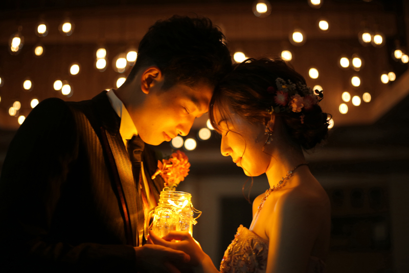 カラードレス×タキシード