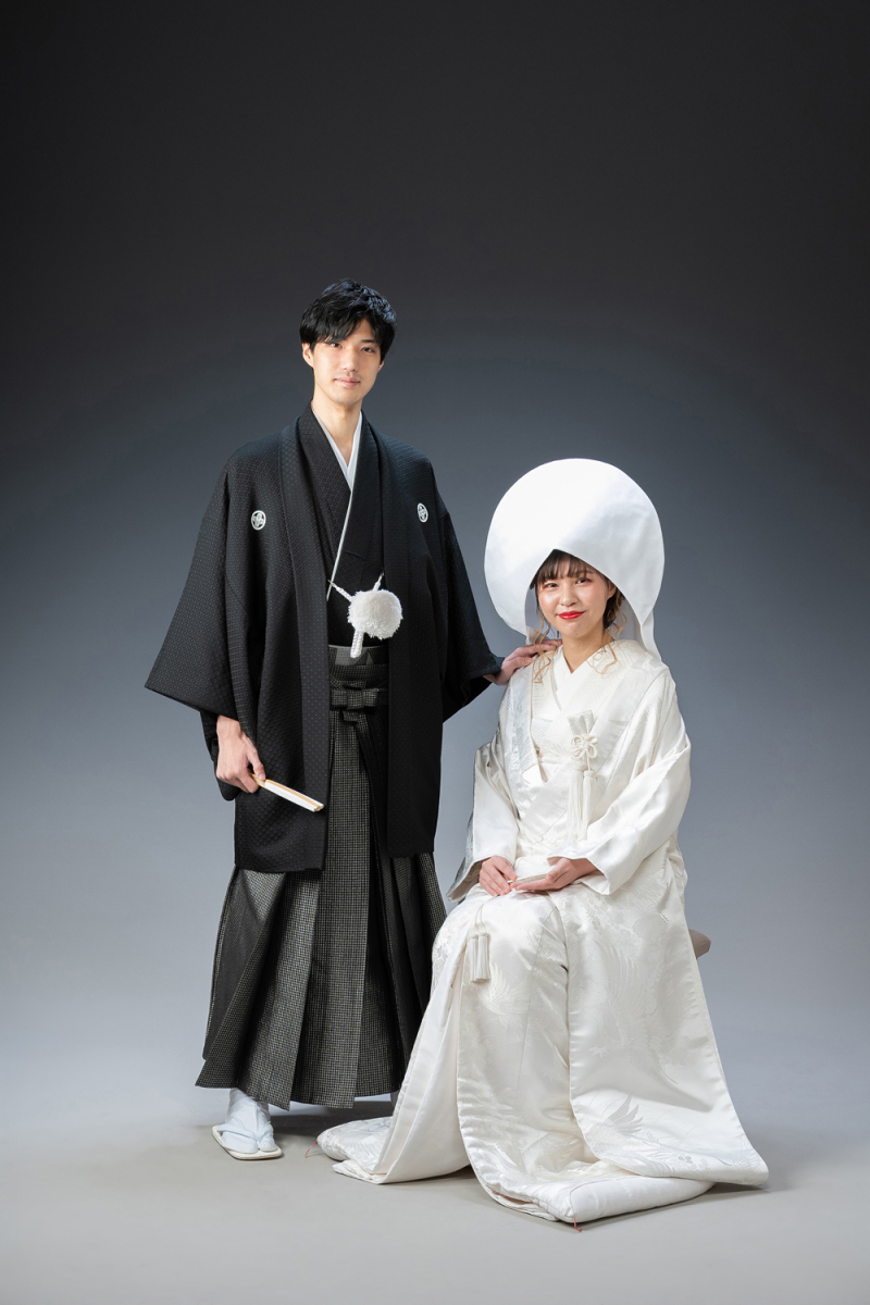 白無垢×紋付袴