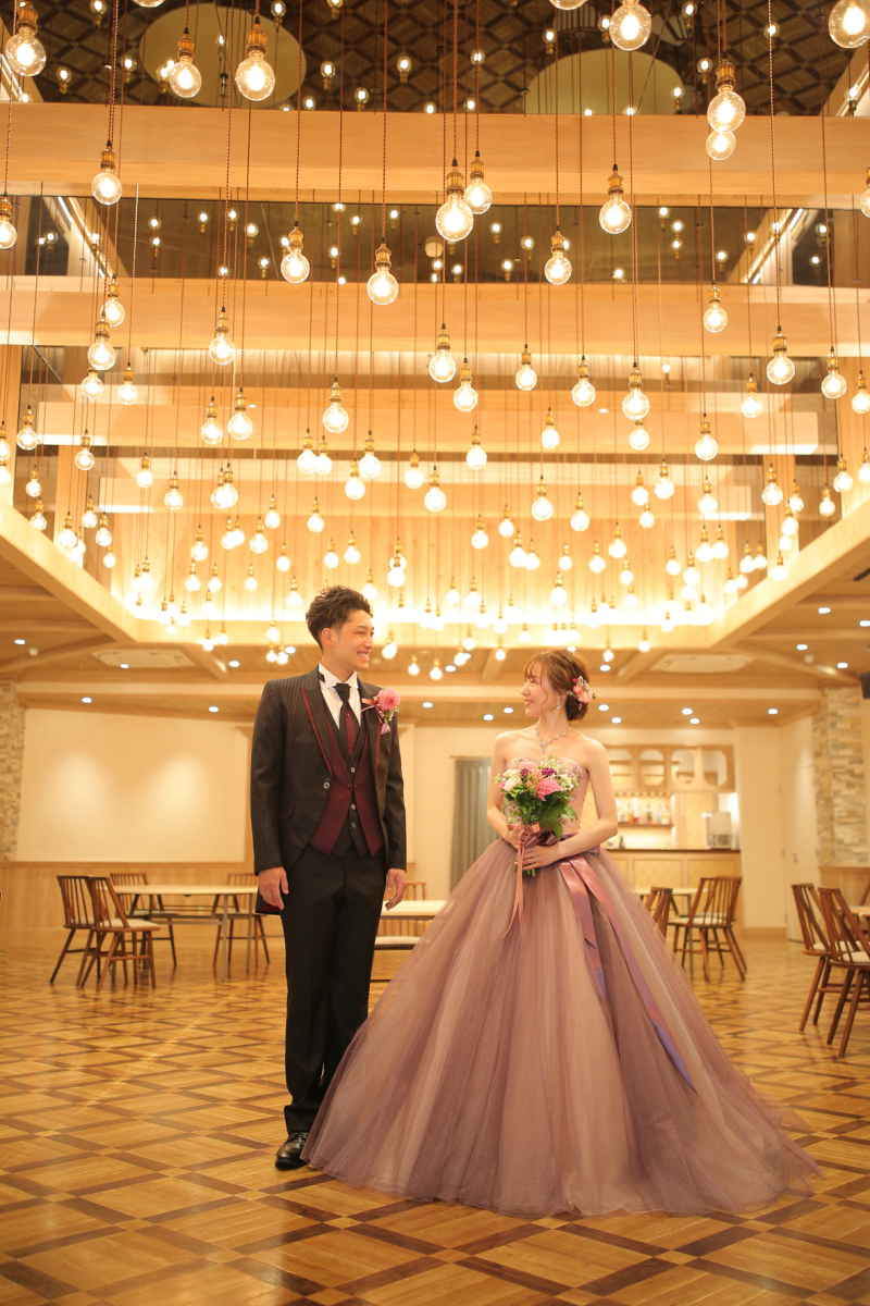 カラードレス×タキシード