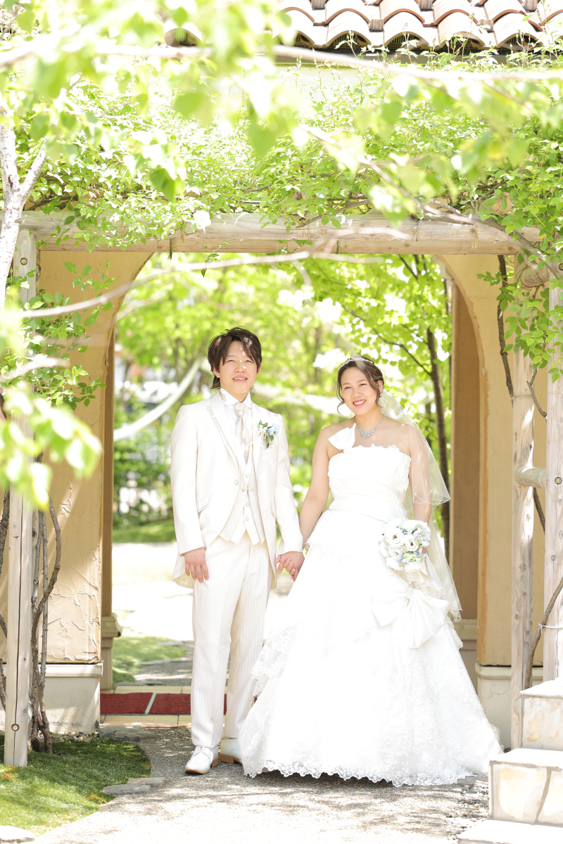 ウエディングドレス×タキシード