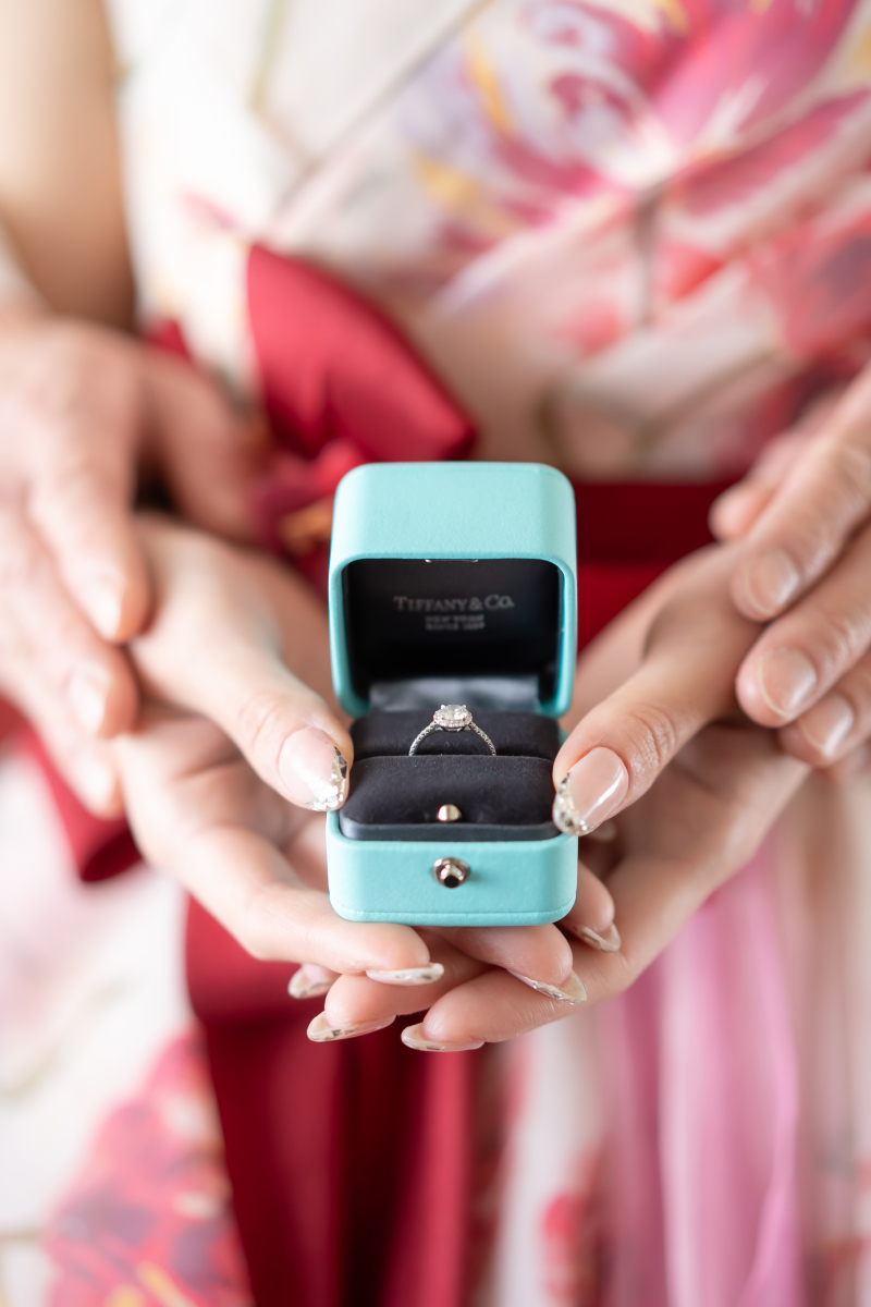 大切な指輪と一緒に