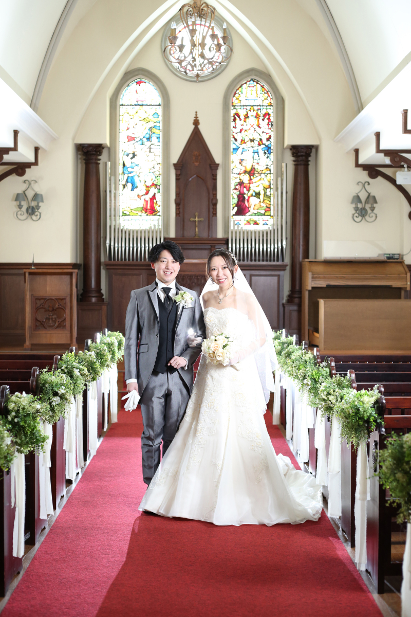 続いてウエディングドレス撮影