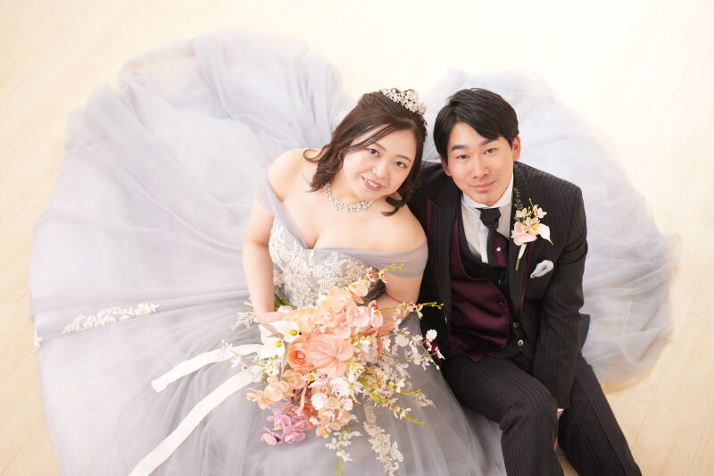 ドレスでハート