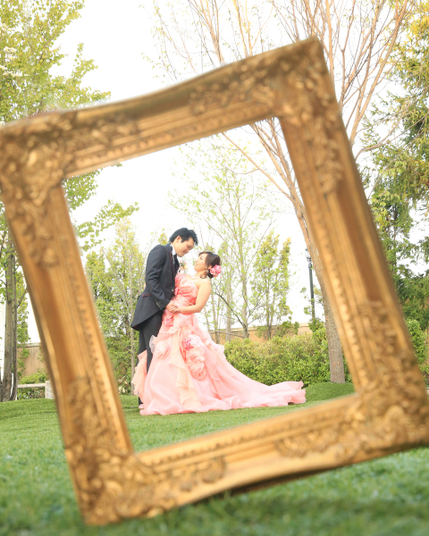 カラードレスはガーデンで