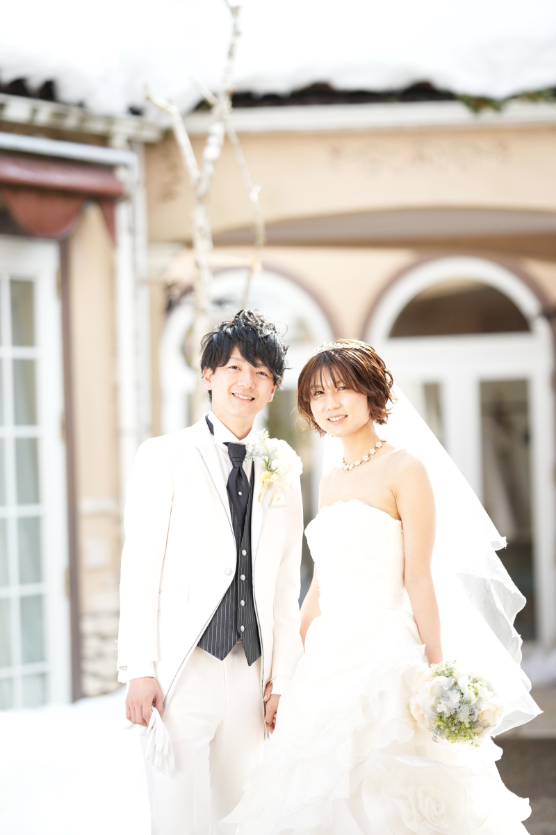 ウエディングドレス×タキシード