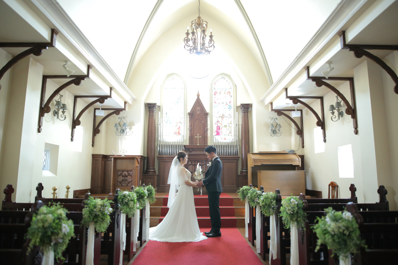 ウエディングドレス×タキシード